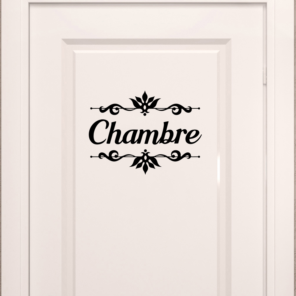 스페인어 Chambre 침실 문 스티커 데칼 방수 벽화 - Home Decor Vinyl Flooring 리뷰 및 가격