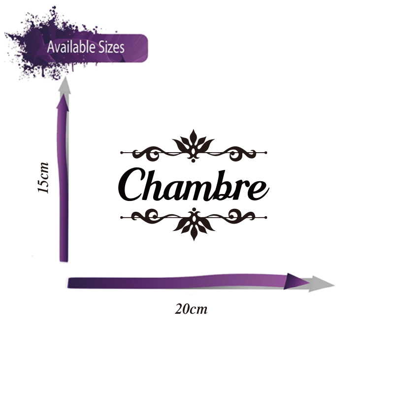 스페인어 Chambre 침실 문 스티커 데칼 방수 벽화 - Home Decor Vinyl Flooring 리뷰 및 가격
