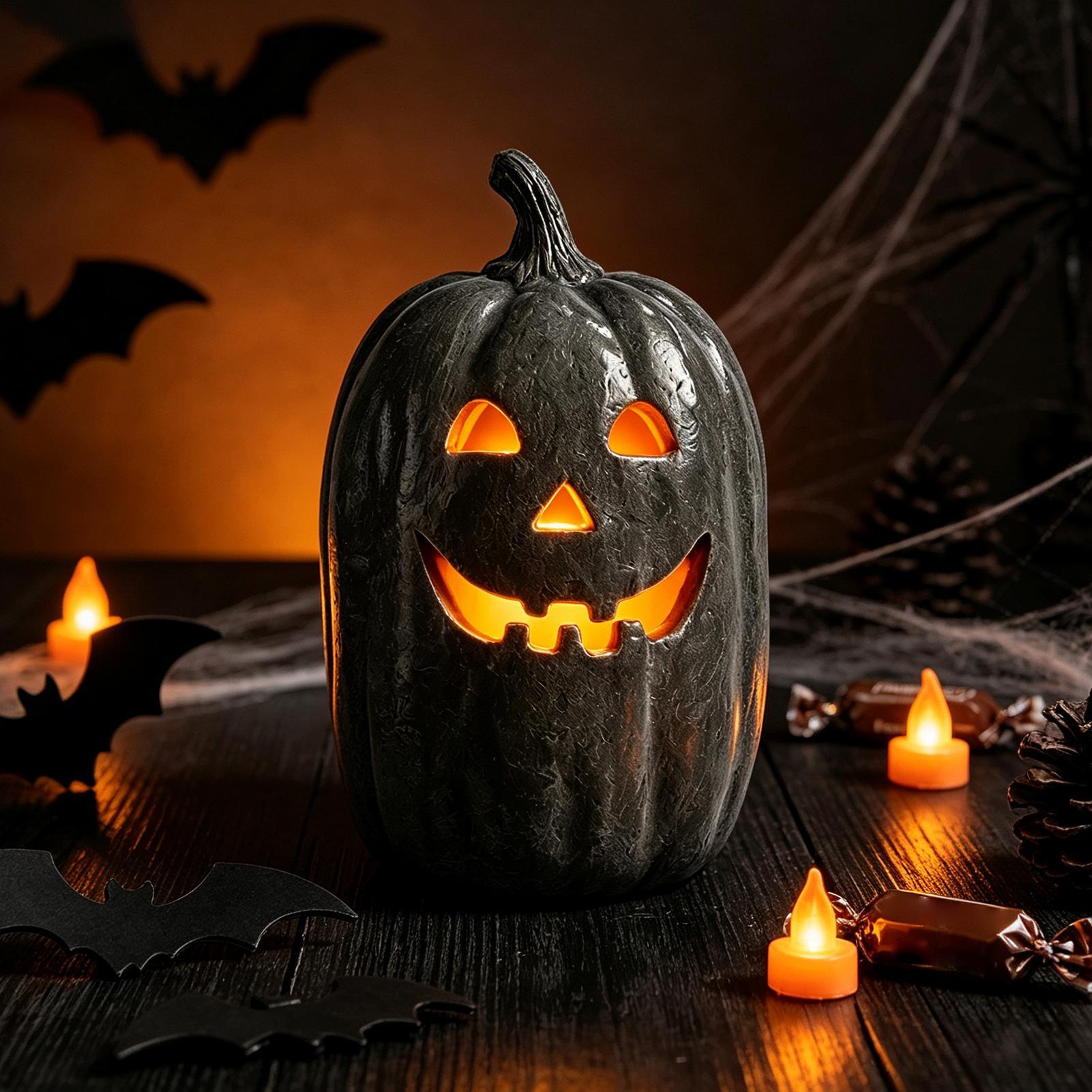 할로윈 호박 장식 레진 호박 수제 랜턴 장식 할로윈 홈 - Home Decor Halloween 리뷰 및 가격
